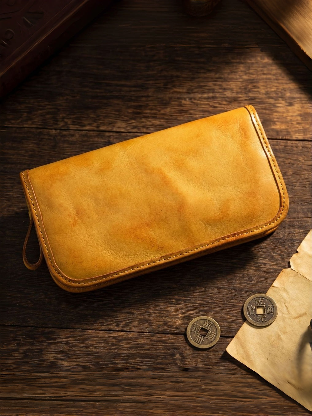 Retro Handmade Leather Wallet Multi-card Slots Wallet