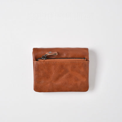 Retro Leather Handmade Short Wallets