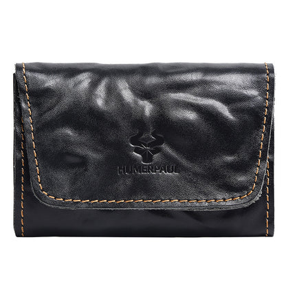 Vintage Leather Handmade Card Wallet