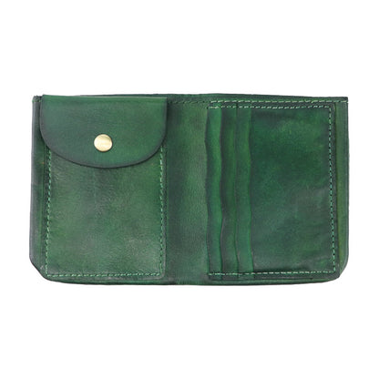 Retro Handmade Tanned Leather Wallet