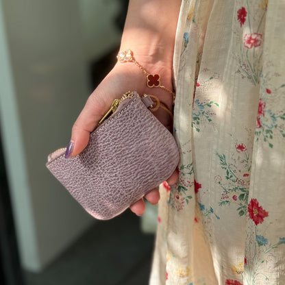 Retro Handmade Leather Zipper Wallet