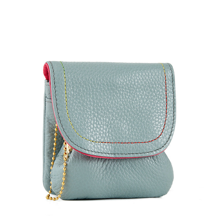Retro Leather Chain Coin Purse