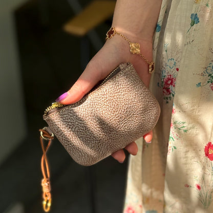Retro Handmade Leather Zipper Wallet